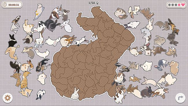 Bunnies Huddled Together