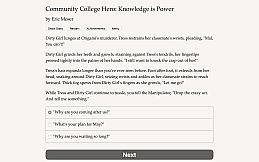Community College Hero: Knowledge is Power