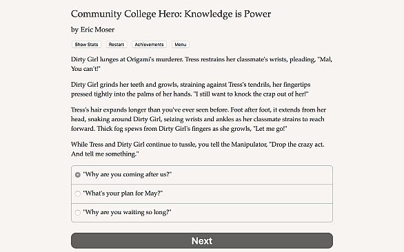 Community College Hero: Knowledge is Power