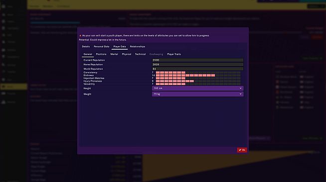 Football Manager 2019 Touch - Design a Son