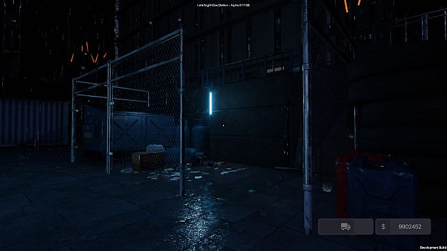 Late Night Gas Station