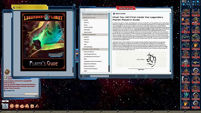 Fantasy Grounds - Legendary Planet Players Guide (SFRPG)