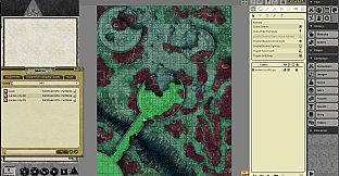 Fantasy Grounds - Pathfinder RPG - Pathfinder Flip-Mat - Sunken City