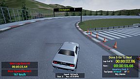 1980s & 90s Style - Retro Track Car Racer