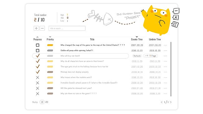 Easy Bug Manager - Cat Theme