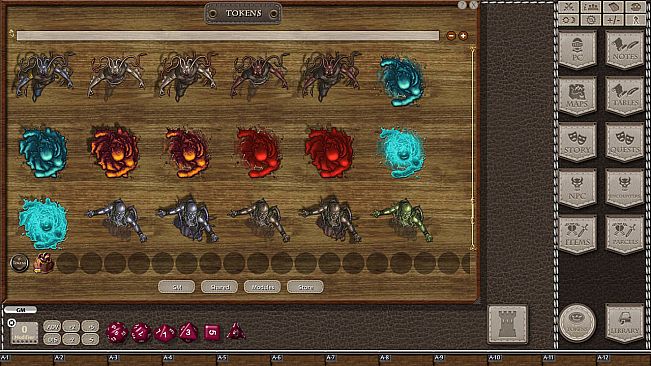 Fantasy Grounds - Jans Token Pack 32 - Aquatic Creatures 2