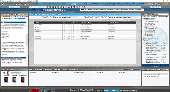 Draft Day Sports: College Basketball 2018