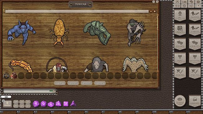 Fantasy Grounds - Jans Token Pack 02 - Desert Creatures