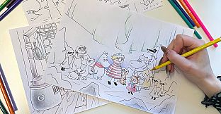 Moomintroll: Winter's Warmth - Digital coloring book