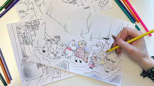 Moomintroll: Winter's Warmth - Digital coloring book