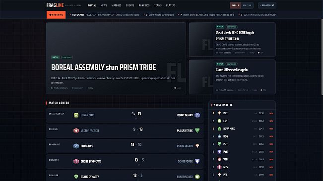 FRAGLINE: Esports Manager