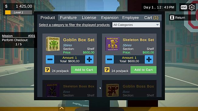 Figurine Shop Simulator