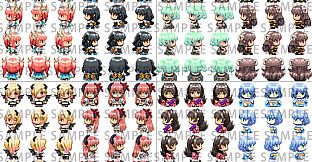RPG Maker MZ - Fantasy Heroine Character Pack 7