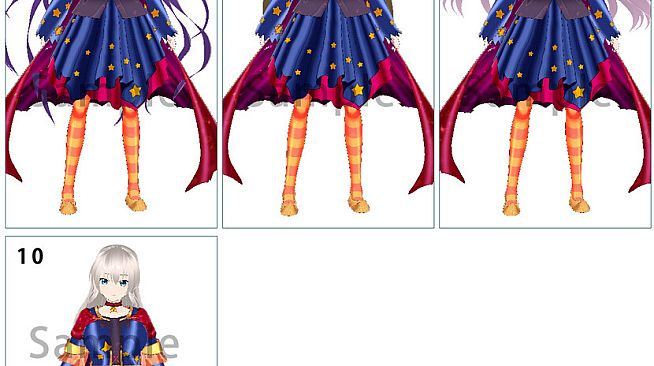 RPG Maker 3D Character Converter - Gee-kun-soft character 12 Witch