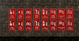 GameGuru MAX Modern Day Asset Pack - Hazard Signs