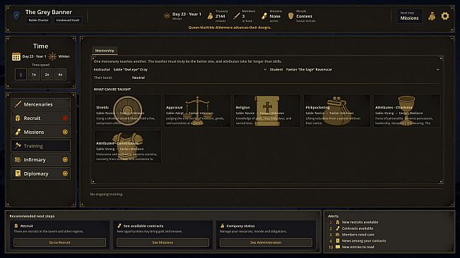 Mercenary Guild Manager