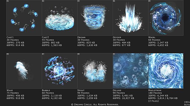 RPG Maker MV - Animations Select - Water