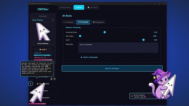 CMChar: Your Virtual Companion
