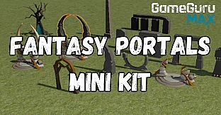 GameGuru MAX Low Poly Mini Kit - Fantasy Portals