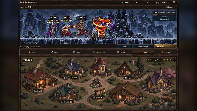Task Bar Dungeons