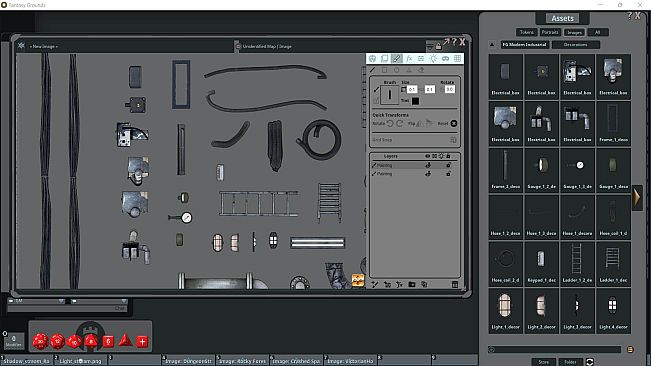 Fantasy Grounds - FG Industrial Factories Map Pack