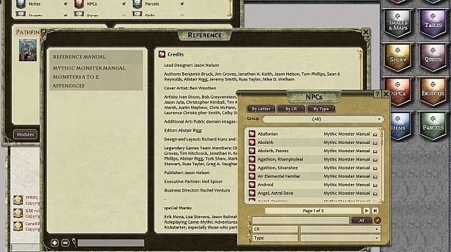 Fantasy Grounds - Mythic Monster Manual (PFRPG)