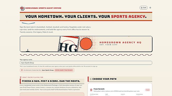 Homegrown: Sports Agent Empire