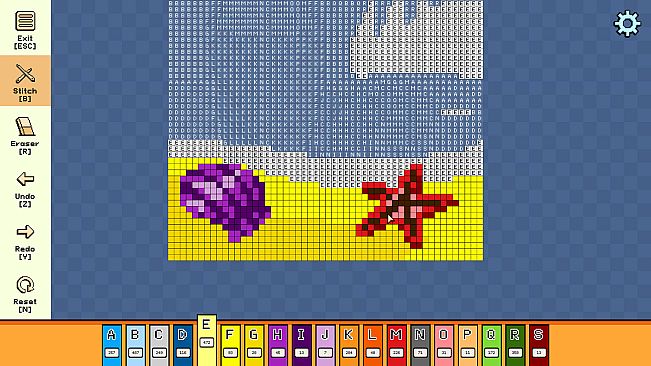 Pixel Cross Stitch - Summer Pack 3
