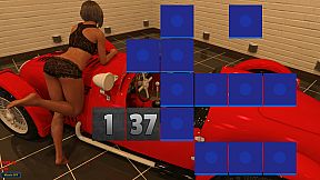 Sexy Memory Puzzle - Sports Car Girl