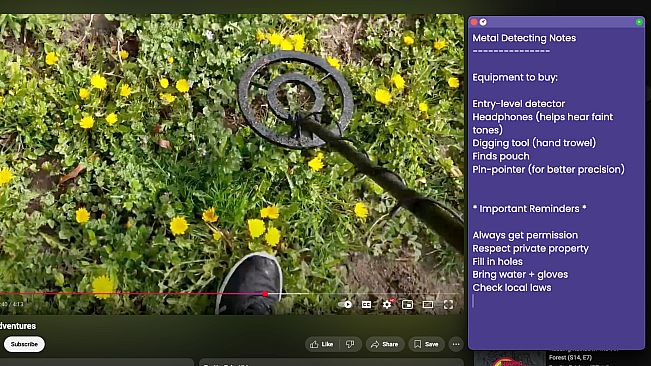 Plain Text Sticky Notes
