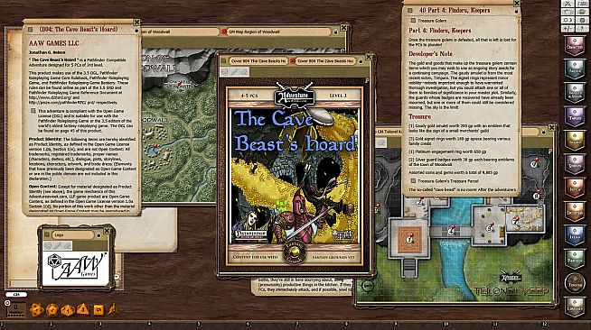 Fantasy Grounds - B04 The Cave Beast Hoard (PFRPG)