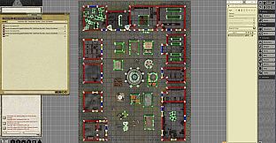 Fantasy Grounds - Pathfinder RPG - Pathfinder Flip-Mat - Classic City Market