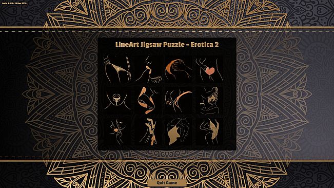 LineArt Jigsaw Puzzle - Erotica 2