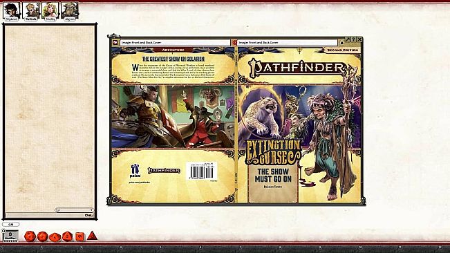 Fantasy Grounds - Pathfinder 2 RPG - Extinction Curse AP 1: The Show Must Go On (PFRPG2)