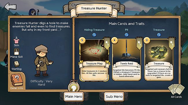 3 Minute Heroes - Detective (Treasure Hunter Skin)