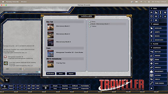 Fantasy Grounds - Traveller - Mercenary