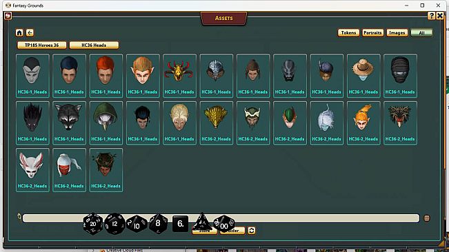 Fantasy Grounds - Devin Night Pack 185: Heroic Characters 36