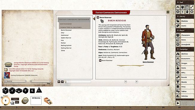 Fantasy Grounds - Earthshaker Fantasy Adventure