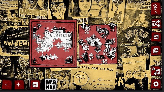 Nachkriegsratten Punk-Rock Puzzle