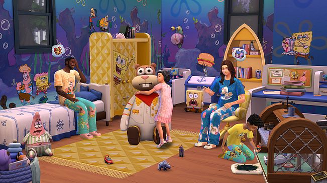 The Sims 4 SpongeBob Kid’s Room Kit