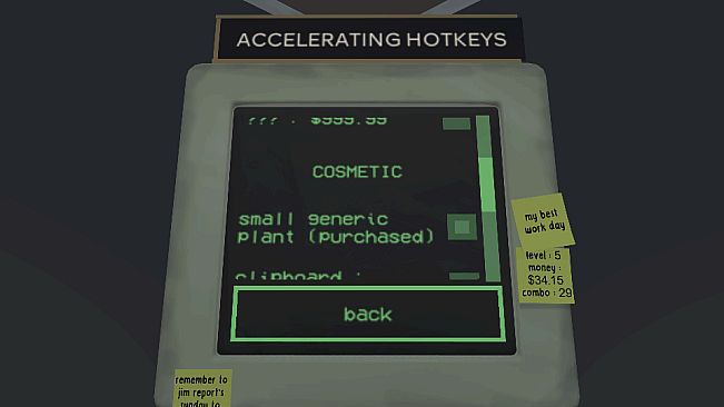 accelerating hotkeys