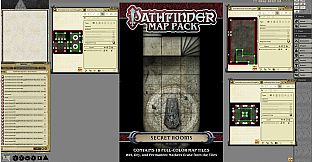 Fantasy Grounds - Pathfinder RPG - Map Pack: Secret Rooms