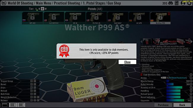 World of Shooting: Lifetime Shooting Club Member