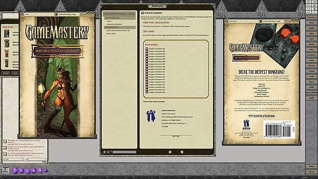 Fantasy Grounds - GameMastery Map Pack: Dungeon Chambers