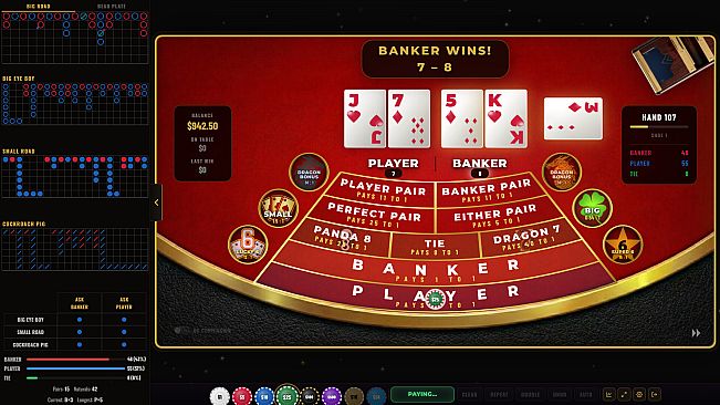 Baccarat Strada: Ultimate Baccarat Punto Banco Simulator & Trainer