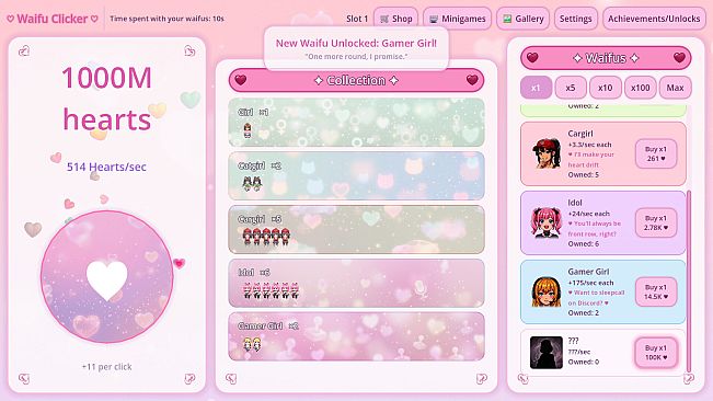 Waifu Clicker
