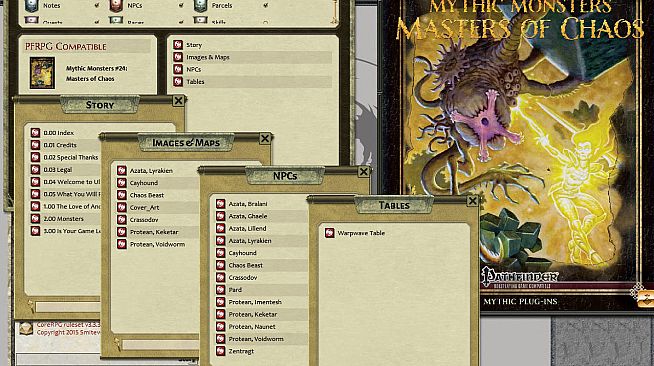 Fantasy Grounds - Mythic Monsters #24: Masters of Chaos (PFRPG)
