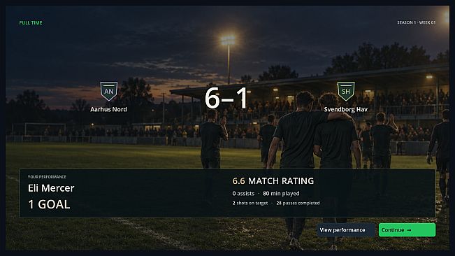 Matchday: Player Career