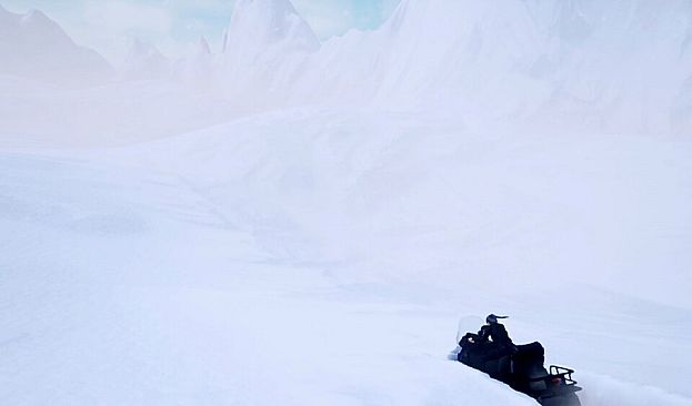 ポーラー エクスプローラー: 北極への VR そり遊び