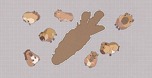 Capybaras Huddled Together